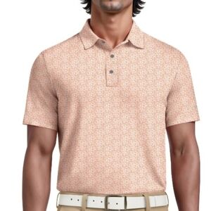 NWT Ben Hogan Performance Men's All Over Floral Print Golf Polo Shirt 2XL